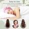 Hair Curlers to Sleep In, No Heat Curling Headband, Soft Overnight Curls Headband with Satin Bonnet, Non Heat Hair Curler Rollers Wrap Set for Women Girl Long Hair, 10 PCS with Gift Box -Pink