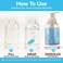 Foaming Hand Soap Refill Tablets - Ocean Scent - Hand Wash Concentrate, Portable and Moisturizing, 10 Pack Travel Refill Tablets