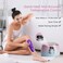 BLITZWAX Waxing Kit Hair Removal Women Digital Hard Wax Warmer Kit Great for Beginners, Ideal for Body, Bikini, Face, Legs, Hot Wax Pot Kit Achieve Salon-Quality Results at Home (Pink-Blue)
