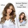Invisible Wire Clip Hair Extensions: Transparent Wire Adjustable Size 4 Secure Clips Long Extension Secret Hairpiece 20 Inch Dark Brown for Women