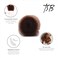 TSB Hair Filler, Brown, 1 Pack - Patent Pending Hair Filler - Ultimate Hair Bun Maker, Volume Hair Bumps Tool - Perfect for Brides, Performers - Non-Irritating, All-Day Hold