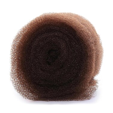 TSB Hair Filler, Brown, 1 Pack - Patent Pending Hair Filler - Ultimate Hair Bun Maker, Volume Hair Bumps Tool - Perfect for Brides, Performers - Non-Irritating, All-Day Hold