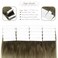 Lacerhair Natural Hair Remy Tape in Human Hair Extensions #8G/60A Light Ash Brown to Light Platinum Blond Dip Dyed Seamless PU Skin Weft Real Remy Invisible Hair Double Side 50g 20pcs 18inch