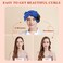 weiwei No Heat Curlers, Overnight Curls No Heat Curling Headband Soft Hair Curler Rollers to Sleep In, 70 Inches Non Heat Hair Wrap Curling Rod Ribbon for Women Long Wave Hair, 9 PCS Gift Set (Blue)