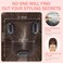 Hairro 100% Human Hair Toppers with Bangs, 360&deg; Cover 3D Clips on Thin Hairpieces for Women, 3.15"x4.33" Silk Base Lightweight for High Hairline/Covering Greyish Hair on Top, 11 Inch Dark Brown