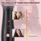 Triple Barrel Curling Wand - Fast Heating, 2-LED Temp Control, Auto Shut-Off, Beachy Waves &amp; Mermaid Crimper Style, Mother's Day Gift