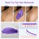 BLITZWAX 2.6lbs Hard Wax Beads for Hair Removal Lavender and Cream Waxing Beans for Sensitive Skin, Face, Eyebrows, Brazilian and Bikini, Hot Wax with 30 Wax Sticks&amp;2 Wax Oils for Women Men(2 Packs)