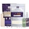 BLITZWAX 2.6lbs Hard Wax Beads for Hair Removal Lavender and Cream Waxing Beans for Sensitive Skin, Face, Eyebrows, Brazilian and Bikini, Hot Wax with 30 Wax Sticks&amp;2 Wax Oils for Women Men(2 Packs)