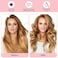 Heatless Curling Rod Headband, Upgraded 60" Extra Long Heatless Curls Headband Soft Hair Curlers to Sleep In Hair Rollers No Heat Curls (Blue)