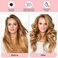 Upgraded 60" Extra Long Soft Heatless Hair Curlers to Sleep In, No Heat Hair Rollers (Pink)