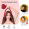Heatless Curling Rod Headband, Upgraded 60" Extra Long Heatless Curls Headband Soft Hair Curlers to Sleep In Hair Rollers No Heat Curls (Red)