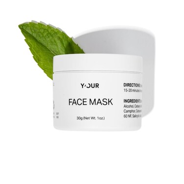 Y&rsquo;OUR Purifying Detox Face Mask - Blackhead, Whiteheads &amp; Pores Remover, Anti-Acne &amp; Pimple, Cleansing &amp; Exfoliating Care, for Hydrating &amp; Glowing Skin, with Salicylic Acid &amp; Bentonite Clay
