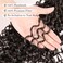 8 Packs 18 inch Curly Crochet Hair for Black Women Water Wave Crochet Hair Curly Braiding Hair GoGo Curl Crochet Hair Ocean Wave Beach Curl Wavy Crochet Hair Extensions (Pack of 8, Dark Brown)