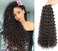 8 Packs 18 inch Curly Crochet Hair for Black Women Water Wave Crochet Hair Curly Braiding Hair GoGo Curl Crochet Hair Ocean Wave Beach Curl Wavy Crochet Hair Extensions (Pack of 8, Dark Brown)