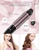 6 in 1 Curling Iron, Curling Wand Set with Thermal Brush (1.5inch) &amp; 1inch Bubble Curling Wand and 3 Interchangeable Ceramic Barrel (0.35"-1.25"), Instant Heat Up With Comb &amp; Protective Glove &amp; 2 Clip