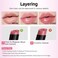 KIMUSE Lip Plumper, Hydrating Korean Lip Gloss, Click Tinted Lip Balm Solid Lipstick for Plumps &amp; Moisturizes, Long-wearing All-in-one Lip Plumping, Gloss, Balm