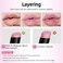 KIMUSE Lip Plumper, Hydrating Korean Lip Gloss, Click Tinted Lip Balm Solid Lipstick for Plumps &amp; Moisturizes, Long-wearing All-in-one Lip Plumping, Gloss, Balm