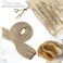 Moresoo Sew in Hair Extensions Real Human Hair Blonde Highlight Weft Extensions Human Hair Ash Blonde with Blonde Sew in Weft Human Hair Extensions Blonde 22 Inch 100g