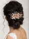 SWEETV Handmade Bridal Hair Comb, Wedding Hair Accessory and Headpiece for Brides and Bridesmaids