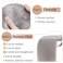 Benehair 100% Remy Human Hair Toppers for Women with Bangs 150% Density Hand Made Silk Base Clip in Hair Pieces for Women with Slight Hair Loss Thinning Hair Cover Gray Hair -8 Inch Grey