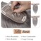 Benehair 100% Remy Human Hair Toppers for Women with Bangs 150% Density Hand Made Silk Base Clip in Hair Pieces for Women with Slight Hair Loss Thinning Hair Cover Gray Hair -8 Inch Grey