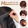 AISI BEAUTY Long Black Hair Extensions Clip in Synthetic Hair Extensions for Women 20 Inch 4PCS Long Wavy Thick Hairpieces