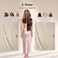 Umisleep 100% Microfiber Hair Towel, 41" x 22" Super Absorbent Hair Care Towel, Ultra Soft Hair Towel Wrap with Elastic Loop, Large Curly Hair Towel for Women Long, Thick Hair, Camel