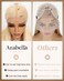 Arabella 613 Lace Front Wig Human Hair 300g-315g 13x4 Blonde Lace Front Wigs Human Hair 210% Density Body Wave 613 Frontal Wig Pre Plucked With Baby Hair (30inch, 613 13X4 body wave wig)