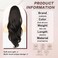 Ponytail Extension, Drawstring Ponytail Extension for Women 26 Inch Long Dark Brown Wavy Layered Pony Tails Hair Extensions Synthetic Clip in Ponytail Hairpiece for Women