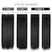 Hair Extensions Straight 4Pcs Clip in Hair Extensions Soft Hair Extensions Black Hair Extensions 20 Inches Thick Hair Extensions Clip In(4pcs, 20Inch, 1B#)