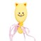 Artkingdome Cute Animal Rabbit Comb Toddler Hair Brush Detangling Anti-static Soft Massage for Kid's Curly Straight Wet Dry Hair brushes Hair Combs Gift Yellow