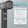 Hair Blow Dryer 150000 RPM, 200 Million Negative Ionic Blow Professional Hair Dryer with Diffuser, 3 Temps/2 Speeds, 6.56 Ft Cord Fast Drying and Portable for Home Traveling, Black