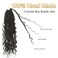 8 Packs Goddess Box Braids Crochet Hair-14 Inch Crochet Box Braids Pre-looped Boho Crochet Braids Hair Synthetic Braiding Hair Extensions Crochet Hair for Black Women(1B)
