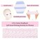 Leeven Women's Headbands for Short Hair Non Slip Elastic Floral Hairbands Soft Fabric Stripe Head Bands for Girls Heart Headbands