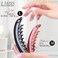 RC ROCHE ORNAMENT 6 Pcs Womens Premium Hair Plastic Banana Classic Clincher Strong Hold Ponytail Maker Girls Ladies Beauty Accessory Clasp Clip, Medium Jelly Candy Multicolor