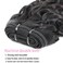 Deep Wave Bundles Human Hair Bundles 10 Inch Hair Bundles 12A Unprocessed Brazilian Virgin Human Hair Bundles Double Weft Deep Curly Weave Bundles Natural Black