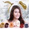 RC ROCHE ORNAMENT 6 Pcs Womens Square Strong Grip Secure Hold Inner Teeth Styling Plastic Comfortable Curve No Slip Beauty Accessory Girls Ladies Claw Clamp Clip, Medium Classic