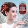RC ROCHE ORNAMENT 6 Pcs Womens Square Strong Grip Secure Hold Inner Teeth Styling Plastic Comfortable Curve No Slip Beauty Accessory Girls Ladies Claw Clamp Clip, Medium Classic