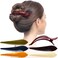 RC ROCHE ORNAMENT 6 Pcs Womens Hair Clip Professional Styling Sectioning Inner Teeth Curve Durable Alligator Duck Bill Jaw Strong Secure Grip Salon, Medium Classic Multicolor
