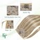 Easyouth Blonde Pony Talis Hair Extensions Real Human Hair Straight Ponytail Extension Golden Blonde Highlighted Honey Blonde Wrap Around Ponytail Human Hair Extensions Natural 16Inch 80g #16P24
