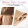 REECHO Invisible Wire Hair Extensions with Thinner Softer Lace Weft Adjustable Size Removable Secure Clips in Wavy Secret Hairpiece for Women 12 Inch (Pack of 1) - Dark Brown