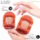 RC ROCHE ORNAMENT 6 Pcs Womens Square Strong Grip Secure Hold Inner Teeth Styling Plastic Comfortable Curve No Slip Beauty Accessory Girls Ladies Claw Clamp Clip, Large Brown