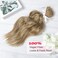 Hair Extensions, 14" Short Clip in Hair Extensions 4PCS Beach Wave Blonde Hair Extensions Natural Soft Synthetic Hairpiece for Women - Golden Blonde with Highlights