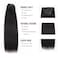 ABH AMAZINGBEAUTY HAIR Real Remy Thick Yaki Straight Clip Ins Black Hair Extensions for African American Relaxed Hair 7 Pieces 120 Gram Per Set, 20 Inch
