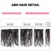 ABH AMAZINGBEAUTY HAIR Kinky Curly Clip in Natural Black Afro Kinkys Curly Hair Extensions 3C Clip in Hair Extensions Real Human Hair for Black Women Curly Clip in 7 Pcs With 17 Clips 120G 12 Inch