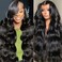13x6 HD Lace Front Wigs Human Hair 28 Inch Body Wave Lace Front Wigs Human Hair Pre Plucked 200% Density Transparent Lace Frontal Wigs Human Hair Lace Front Wigs Baby Hair Human Hair Wig for Women