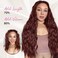 Clip in Hair Extensions, REECHO 5PCS Brown Hair Extensions 24" Thick Long Loose Waves hair extensions HE002 Invisible Lace Weft Natural Soft Hairpieces for Women &ndash; Dark Brown