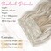 REECHO Clip in Hair Extensions, 4PCS Blonde Hair Extensions 24" Thick Long Beach Waves hair extensions HE003 Invisible Lace Weft Natural Soft Hairpieces for Women &ndash; Ash Blonde with Highlights