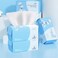 Cotton Facial Dry Wipes 100 Count, Deeply Cleansing Disposable Face Towel Wash Cloth, Multi-Purpose for Skin Care, Make-up Wipes, Face Wipes and Facial Cleansing (4 Pack)
