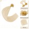Pre Bonded U Tip Hair Extensions Human Hair 100 Strands Keratin Fushion Nail Tip Human Hair Extensions 100% Real Remy Hair Silky Straight #60 Platinum Blonde 14 Inch 100 Strands/Pack 50g